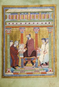 Henrik III, Pyhän Rooman keisarin Evangelarium Henrik III:lle, 10391043 tekijältä Unbekannt