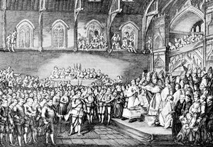 Henrik III uudisti Magna Cartan vuonna 1253 1905 tekijältä Unbekannt