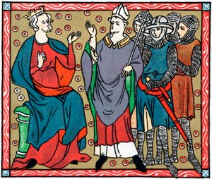 Henrik II ja Thomas a Becket tekijältä Unbekannt