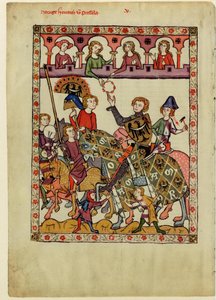 Henry IV Probus, Sleesian-Wroclawin herttua Codex Manessesta, vuosien 1305 ja 1340 välillä tekijältä Unbekannt