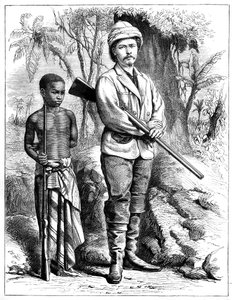 Henry Morton Stanley 1841-1904, walesilainen toimittaja ja tutkimusmatkailija, 1800-luku tekijältä Unbekannt