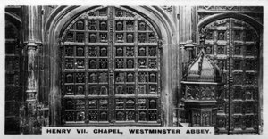 Henry VII Chapel, Westminster Abbey, Lontoo, 1920-luku tekijältä Unbekannt