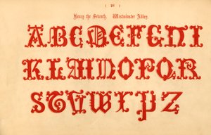 Henrik Seitsemäs. Westminster Abbey, 1862 tekijältä Unbekannt