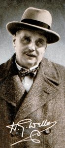 Herbert George HG Wells 1866-1946, englantilainen kirjailija, 1935 tekijältä Unbekannt