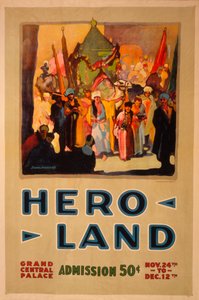 Hero Land -juliste, New York, New York tekijältä Unbekannt
