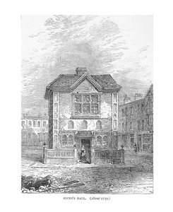 Hicks Hall, 1750. 1878 tekijältä Unbekannt