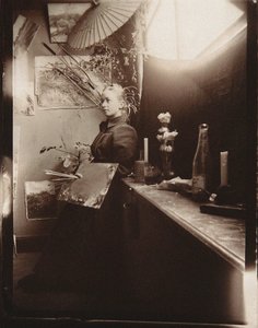 Hilma af Klint Tukholman kuninkaallisessa akatemiassa 1885. tekijältä Unbekannt
