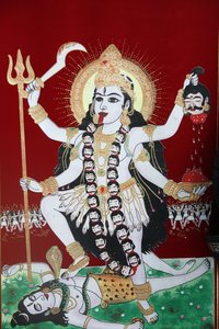 Hindujumalatar Kali, Kathmandu, Nepal tekijältä Unbekannt