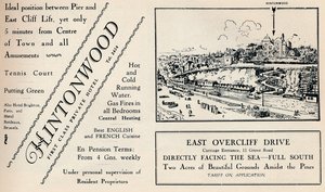 Hintonwood - Ensiluokkainen yksityinen hotelli, 1929 tekijältä Unbekannt