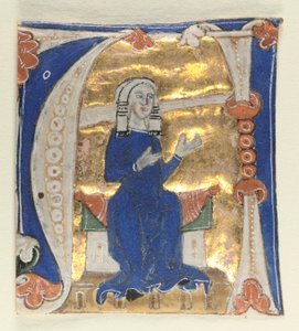 Historioitu alkukirjain A Poistettu Raamatusta, 1200-luku. tekijältä Unbekannt