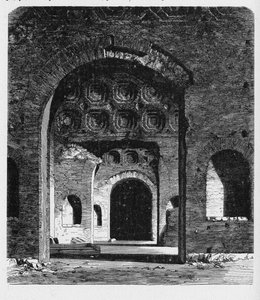 Muinaisen Rooman historia. Aula Palatina on roomalainen palatsin basilika, jonka rakensi keisari Konstantinus (306337 jKr) 400-luvun alussa. tekijältä Unbekannt
