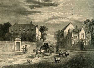 Holcrofts and the Priory, Fulham, c1878. tekijältä Unbekannt