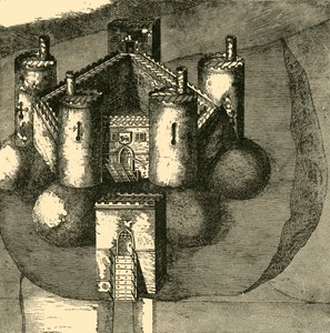 Holtin linna vuosina 1610, 1898. tekijältä Unbekannt