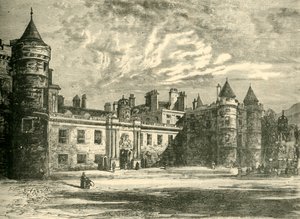Holyroodin palatsi, Edinburgh, 1890. tekijältä Unbekannt