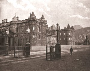 Holyroodhouse, Edinburgh, Skotlanti, 1894. tekijältä Unbekannt