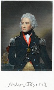 Horatio Nelson, 1. varakreivi Nelson, englantilaisen laivaston komentaja tekijältä Unbekannt