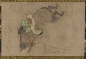 Hevonen ja ratsastaja, Momoyama-kausi, 1568-1615. tekijältä Unbekannt