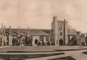 St Crossin sairaala, Winchester, Hampshire, 1900-luvun alku tekijältä Unbekannt