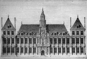 Kaupungintalo, Reims, Ranska, 1882-1884 tekijältä Unbekannt