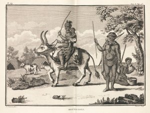 "Hottentots", Afrikka tekijältä Unbekannt