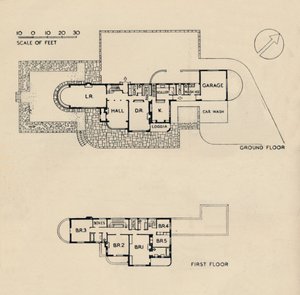 House at Burn Bridge, kirjoittanut edesmennyt John Procter, F.R.I.B.A., 1942 tekijältä Unbekannt