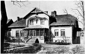 Talo, jossa Marie Curie oli kasvattajatar, vuodelta 1887 tekijältä Unbekannt