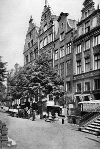 Talot Brodbankengassen varrella, Danzig, 1922 tekijältä Unbekannt