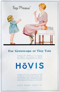 Hovis-leipäilmoitus, 1921 tekijältä Unbekannt