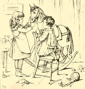 Kuinka keinuhevonen söi kakun, 1881. tekijältä Unbekannt