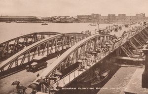 Howrahin kelluva silta, Kalkutta, 1905 tekijältä Unbekannt