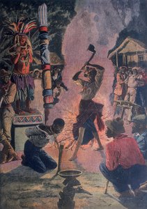 Ihmisuhri, Lafayette, Louisiana, USA, 1912 tekijältä Unbekannt