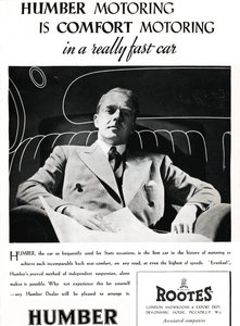 Humber Motoring on Comfort Motoring todella nopeassa autossa, 1937 tekijältä Unbekannt