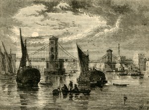 Hungerfordin riippusilta, 1850, 1881. tekijältä Unbekannt
