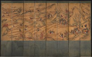 Metsästyspaikka, 1800-luku. tekijältä Unbekannt