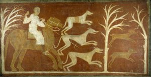 Metsästyspaikka, 1100-luvun ensimmäinen puolisko mahdollisesti 1129-34. tekijältä Unbekannt