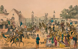Hyde Park Corner, 1825, c1870 tekijältä Unbekannt