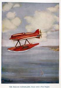 Macchi yksitasoinen vesitaso, Schneider Trophy, syyskuu 1929 tekijältä Unbekannt