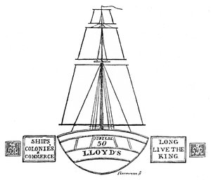 Valaistus Lloydsissa, 1809, 1928 tekijältä Unbekannt