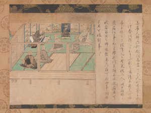 Kuvitettu elämäkerta Honen Shuikotokuden-e, n. 1310-20. tekijältä Unbekannt