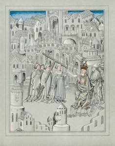 Kuvitus legendaarisen englantilaisen ritari Sir John Mandevillen matkoilta, c1372 tekijältä Unbekannt
