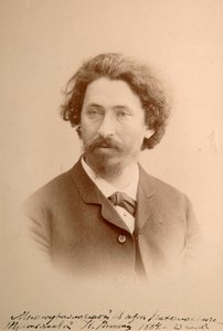 Ilja Repin, venäläinen taiteilija, 1884 tekijältä Unbekannt