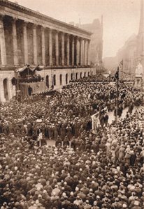 Birminghamissa: Kuningas Edward VIII. julistettiin Englannin toiseksi suurimmassa kaupungissa vuonna 1936 tekijältä Unbekannt
