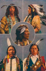 Pohjois-Amerikan intiaanityypit, 1909 tekijältä Unbekannt