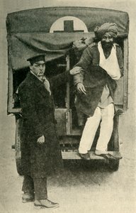 Loukkaantunut intialainen sotilas, ensimmäinen maailmansota, 1914, c1920. tekijältä Unbekannt