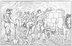 Cheshiren suolakaivoksen sisällä, 1889 tekijältä Unbekannt