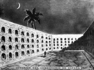 Espanjalaisen hautausmaan sisällä, 1800-luku, 1920-luku tekijältä Unbekannt