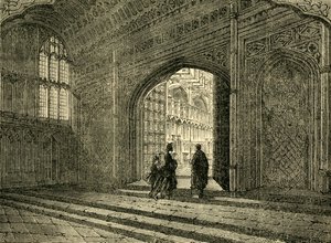 Henrik VII:n kappelin sisustus, 1881. tekijältä Unbekannt