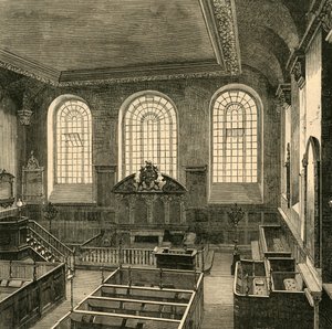 St. Michaelsin sisustus, Wood Street, 1876, 1897. tekijältä Unbekannt