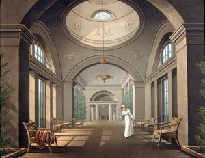 Lintutarhan sisustus Pavlovskin palatsissa, 1800-luvun puoliväli tekijältä Unbekannt