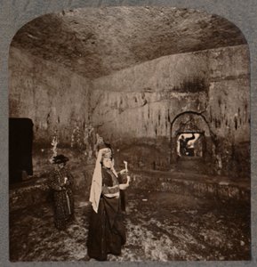 Kuninkaiden hautojen sisätilat Nablusin tiellä, 1900 tekijältä Unbekannt